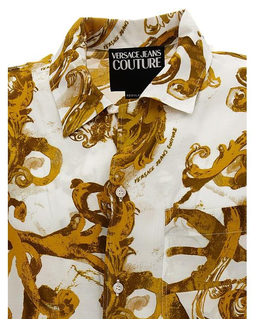 Versace Metallic Barocco Shirt, Blouse for men