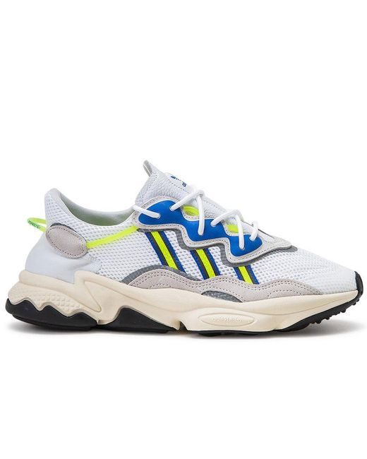 adidas Originals Ozweego Sneakers in White,Yellow (Blue) for Men - Save 39%  - Lyst