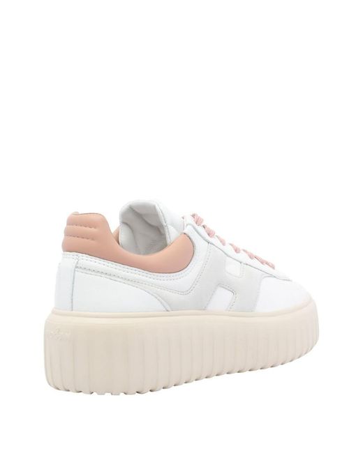 Hogan White Powder Shoes Sneakers