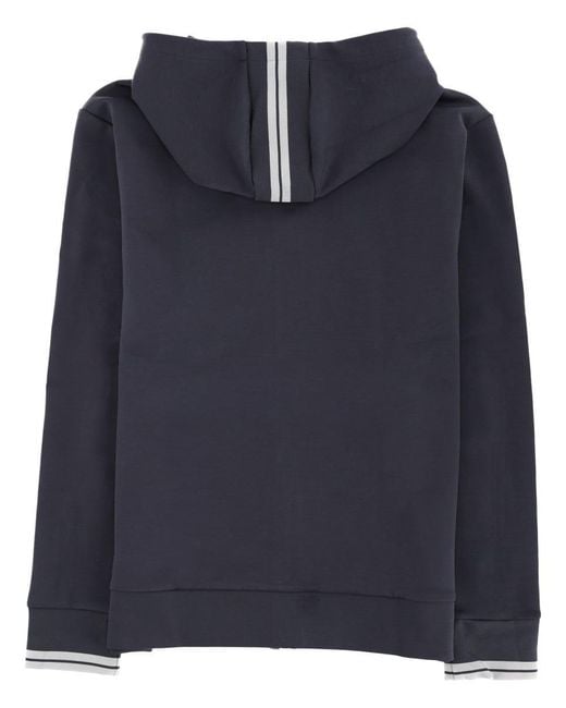 Boss Blue Zipper Hoodie for men