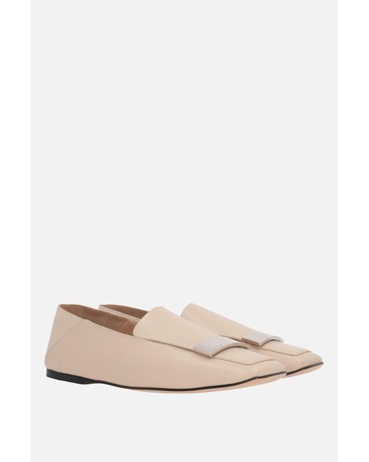 Sergio Rossi White Flat Shoes