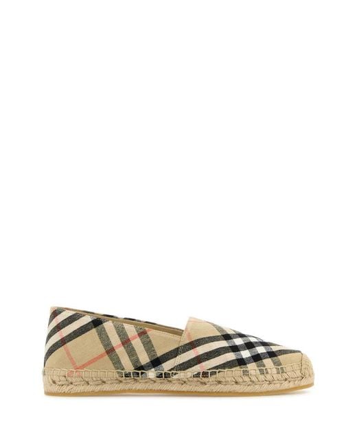 Burberry Multicolor Embroidered Canvas Espadrilles