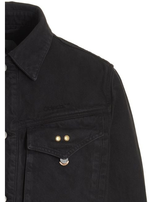 Objects IV Life Black Denim Jacket for men