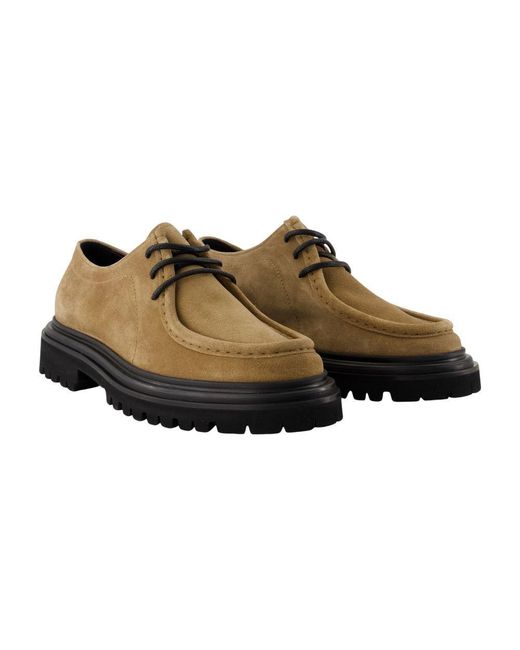Derbies Dolce & Gabbana En Cuir Marron Bordeaux - Pointure 41 EUR (7 UK) - Occasion Très Bon état