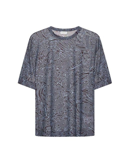 Dries Van Noten Gray T-Shirts And Polos