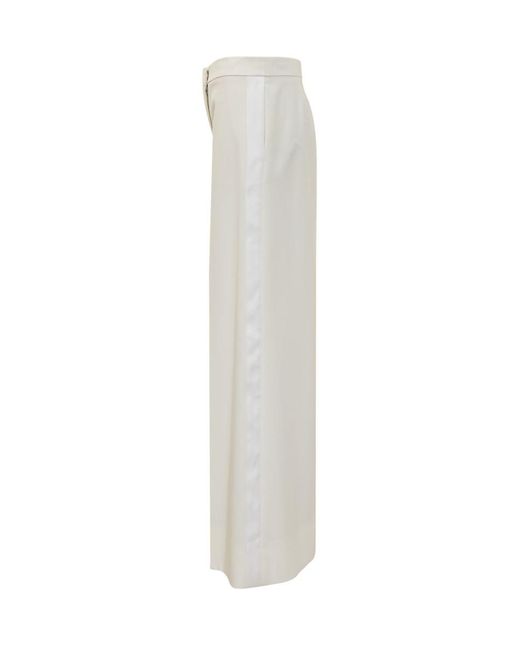 Stella McCartney White Cotton Trousers