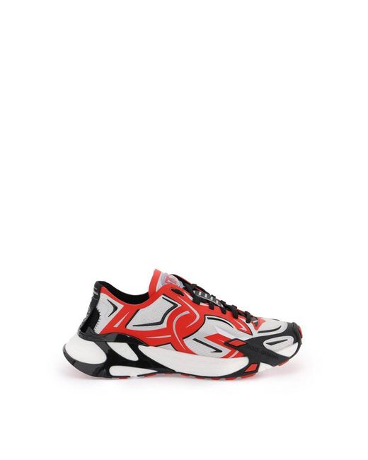 Dolce & Gabbana Red 'fast' Sneakers for men