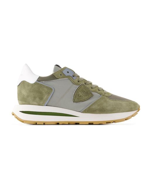 Philippe Model Green Haute Low Sneakers For for men