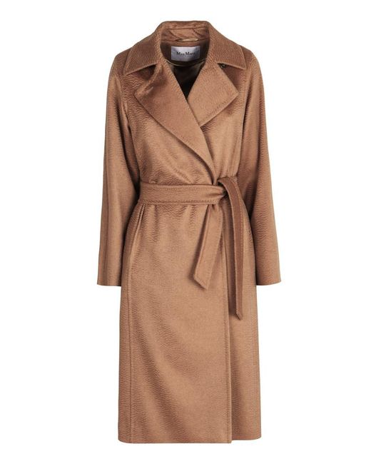 Max Mara Brown Belted Coats