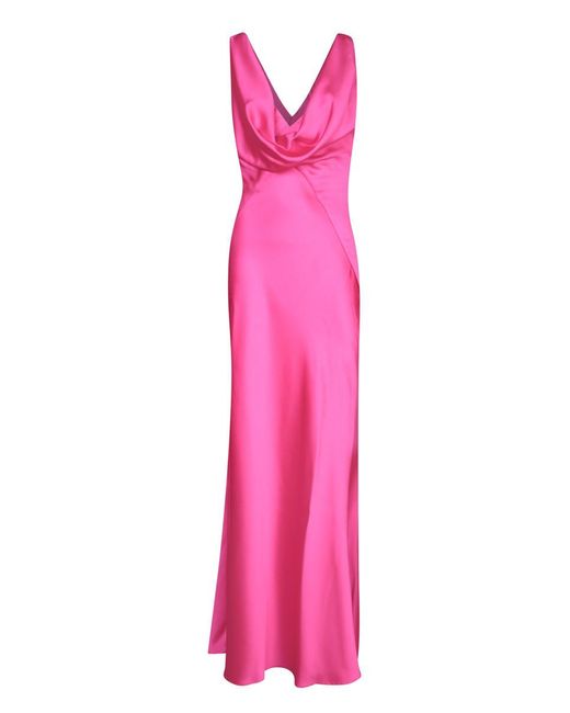 Pinko Pink Arzigliano Long Fucsia Dress