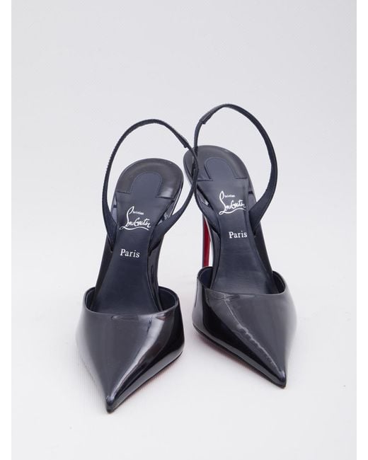 Christian Louboutin White Kate Max O Sling Slingback Pumps