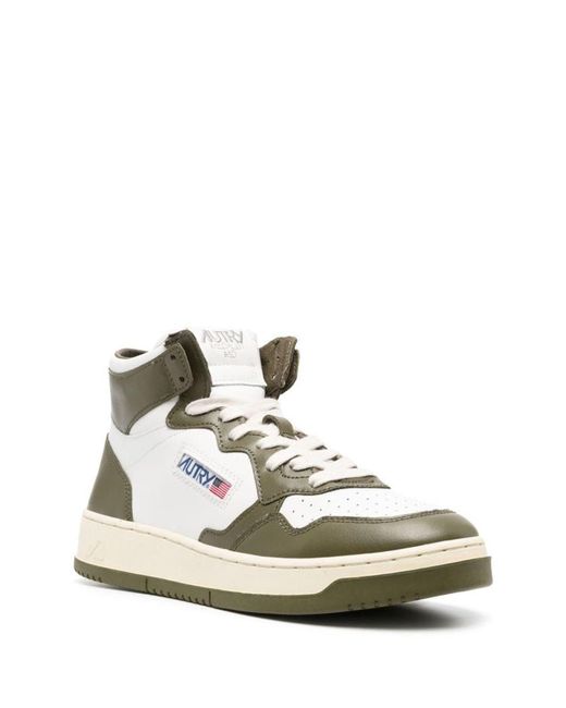 Autry White Medalist High-top Sneakers for men