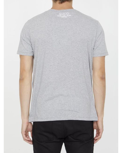 Gucci Gray Jersey T-shirt for men