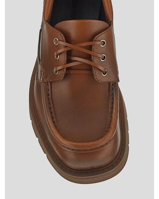 Bottega Veneta Brown Haddock Lace Up for men