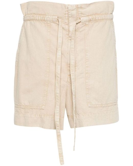 Isabel Marant Natural Cotton Shorts
