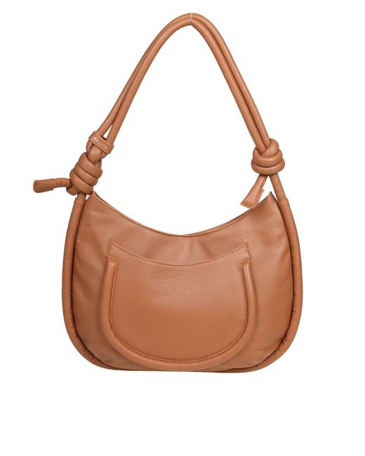Zanellato Brown Soft Leather Shoulder Bag