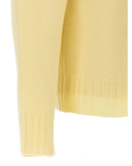 Jil Sander Yellow Knitwear