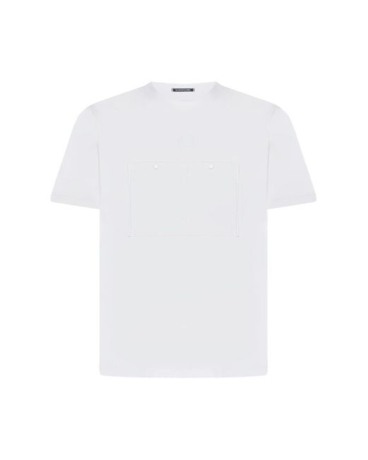 C P Company White Cp Company Metropolis T-shirts And Polos for men