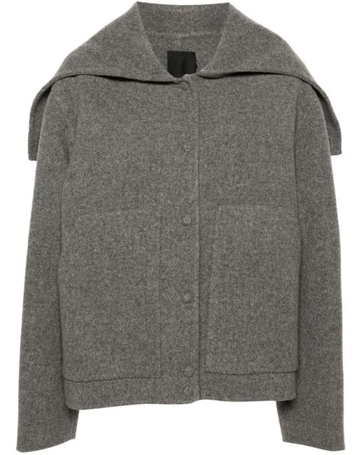 Givenchy Gray Wool Blouson Jacket