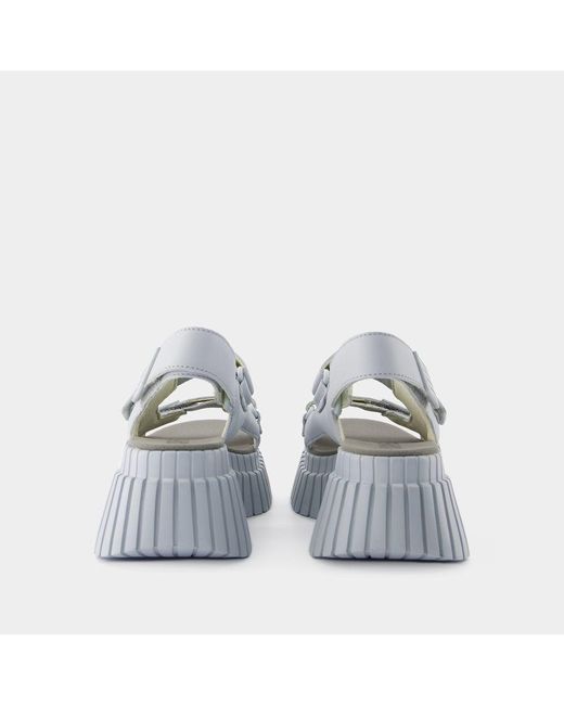 Camper White Bcn Sandals