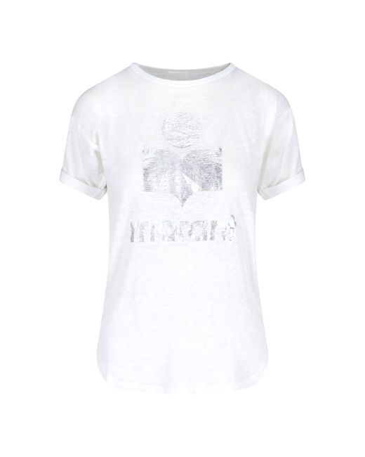 Isabel Marant White Linen T-shirt