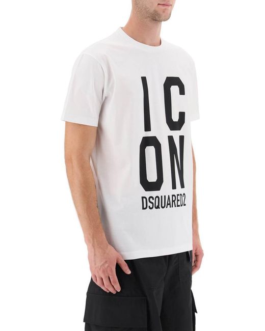 DSquared² White T-shirts for men