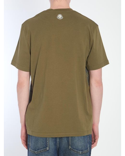 Moncler Genius Gray Printed T-Shirt for men