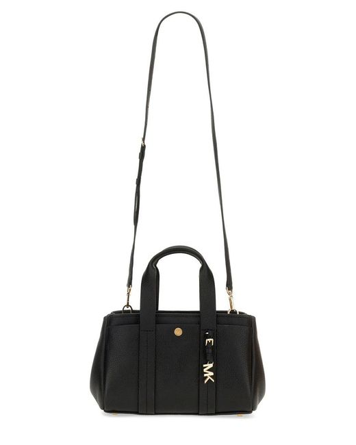 Michael Kors Black Leather "Romee" Bag