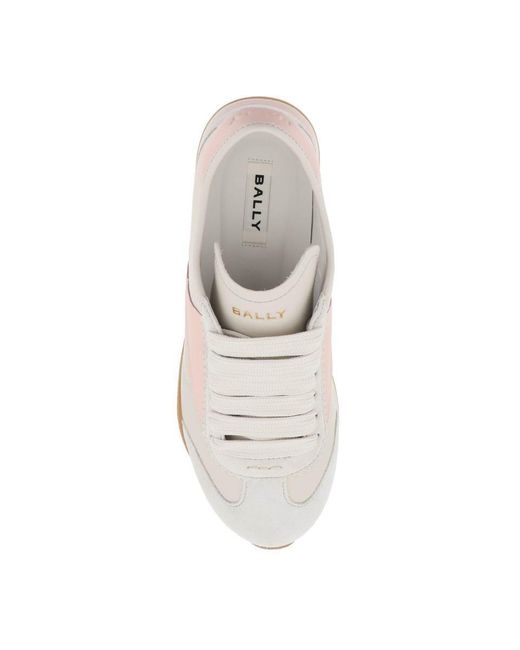 Bally White Leather Sonney Sneakers