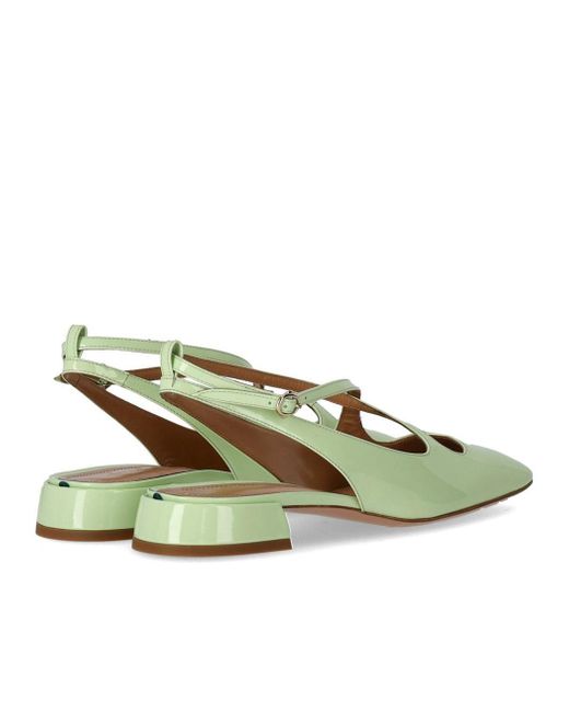 A.Bocca Green Two For Love Light Slingback Pump