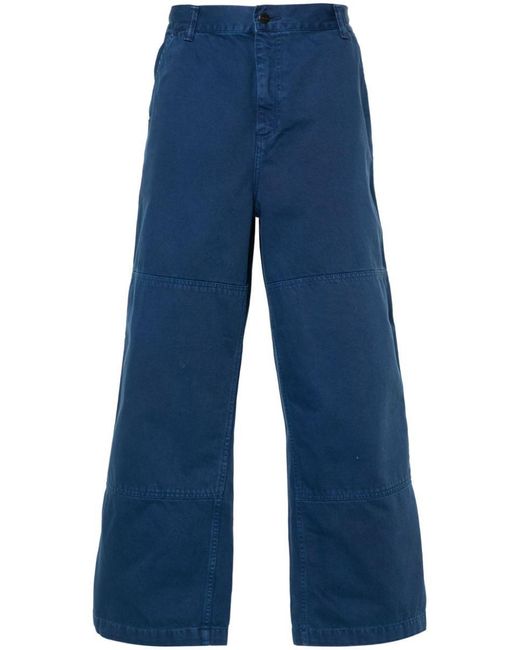 Carhartt Blue Loose Fit Denim Jeans for men
