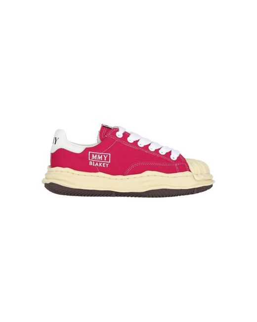 Maison Mihara Yasuhiro Pink "Blakey Vl Og" Low-Top Sneakers