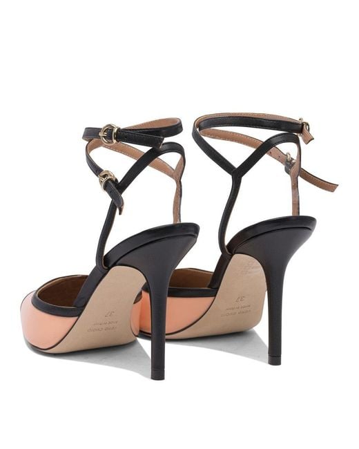 Lella Baldi Metallic Heeled Shoes