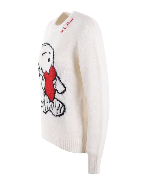 Mc2 Saint Barth White Sweater