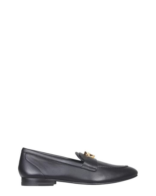 Givenchy White G Chain Loafers