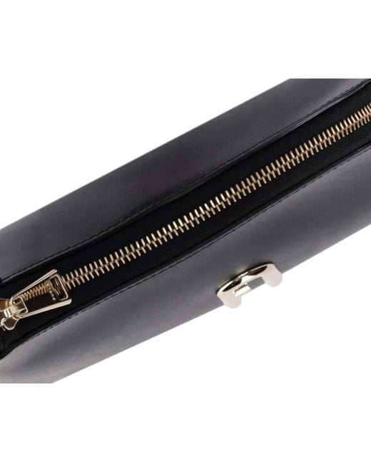 Furla Black Diamante Mini Shoulder Bag