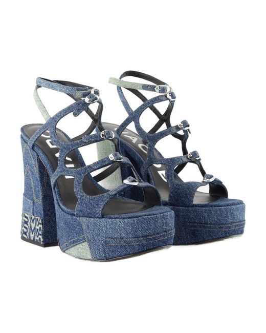 Marc Jacobs Blue Elegant Mini Pumps For