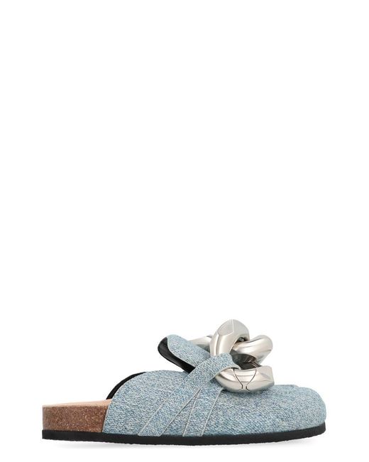 J.W. Anderson White Suede Mules