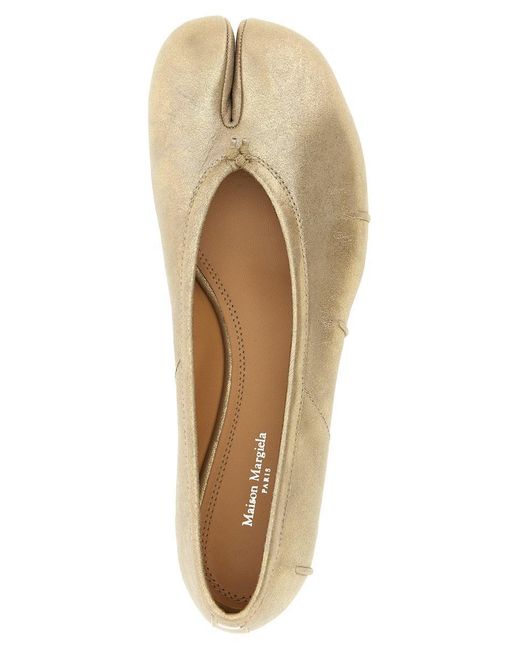 Maison Margiela Natural 'Tabi New' Ballet Flats
