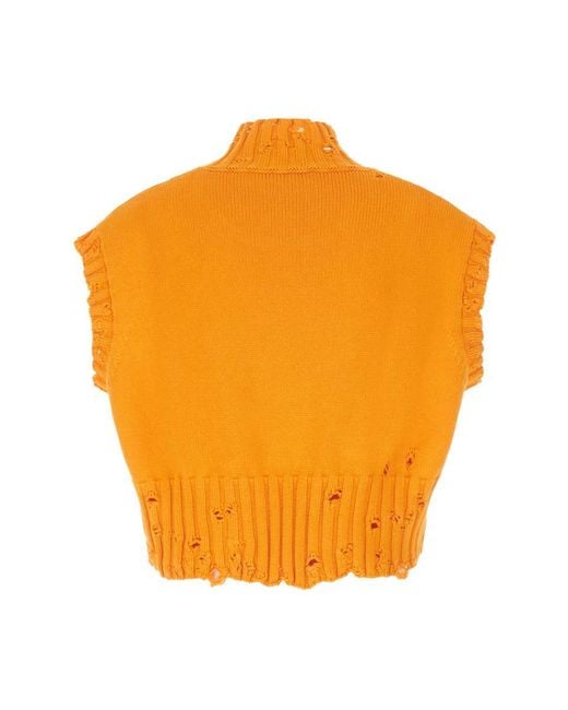 Marni Orange Knitwear
