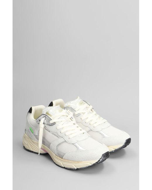 Crime London White Fugitive Sneakers