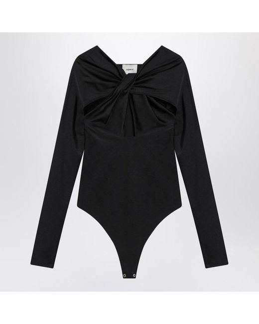 Coperni Black Twisted Cut Out Body