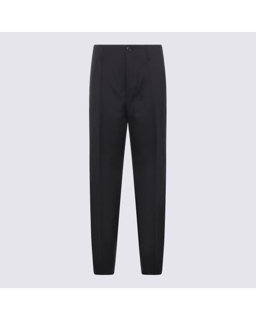 Vivienne Westwood Gray Black Wool Pants for men