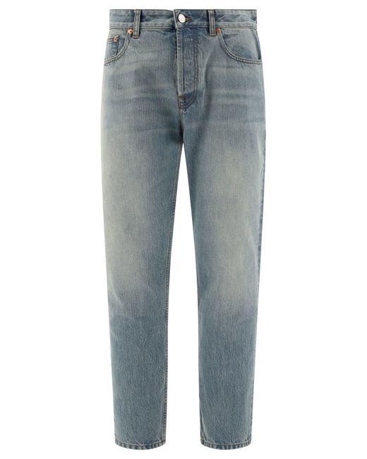 Valentino Garavani Blue "Vlogo Signature" Jeans for men