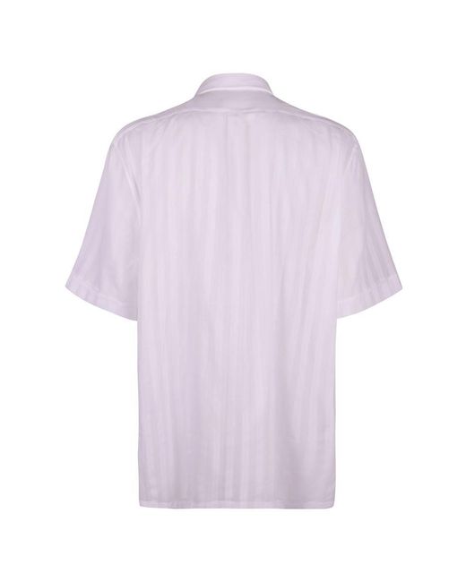 Givenchy Pink Short Sleeve Cotton Shirt for men