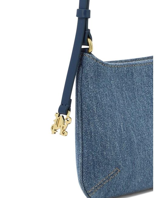 Palm Angels Blue "Giorgina" Shoulder Bag