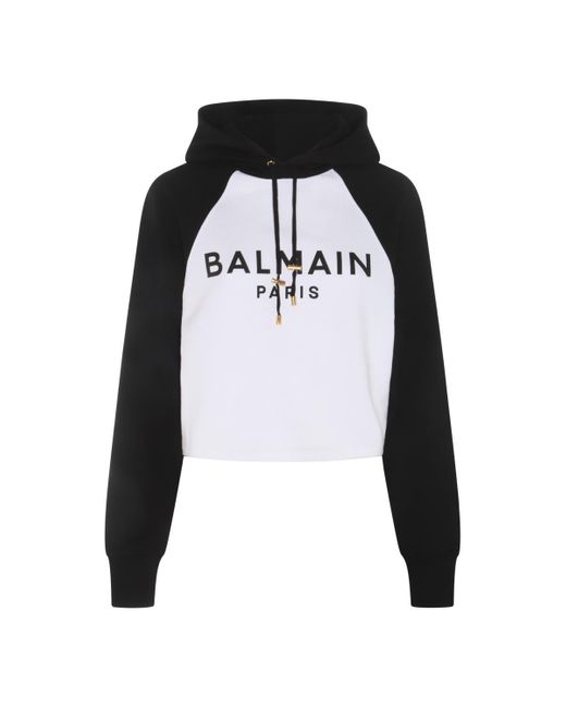 Balmain Black Sweatshirt With Logo