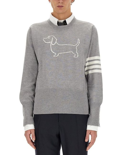 Thom Browne Gray Jersey "hector" for men