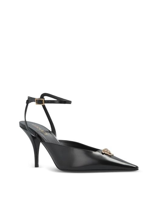 Versace White La Medusa Décolleté