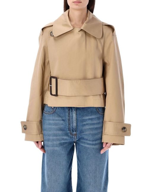 J.W. Anderson Blue Cropped Trench Jacket